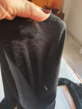 Jersey fino Mango negro