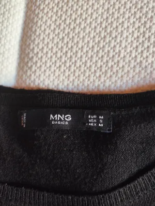 Jersey fino Mango negro