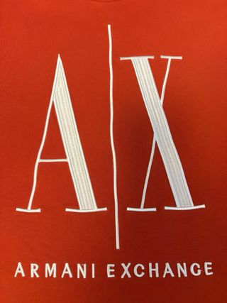Felpa Armani Exchange AX Uomo Rossa