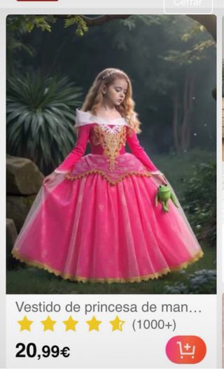 Disfraz Princesa Rosa