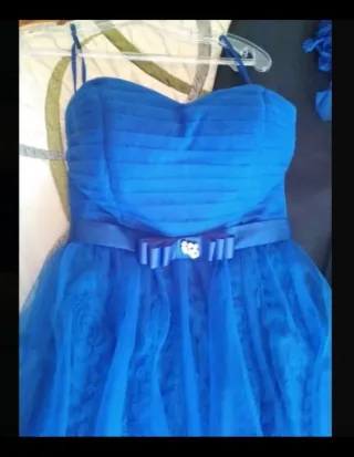 Vestido fiesta azul talla M