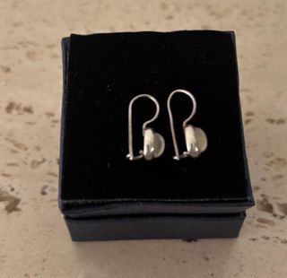 Pendientes Plata y Piedra Luna Largos