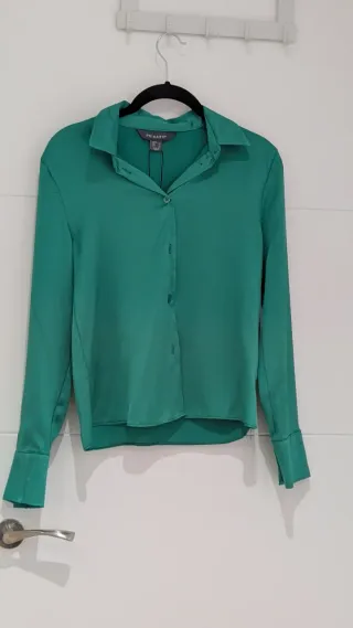 Camisa elegante verde