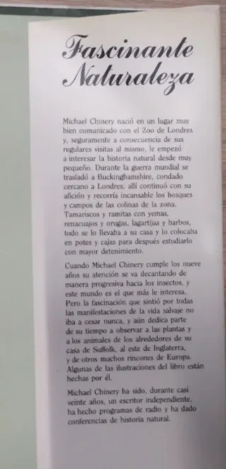 Libro Fascinante Naturaleza.