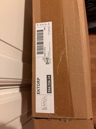 Funda sofá Ektorp Hallarp gris IKEA