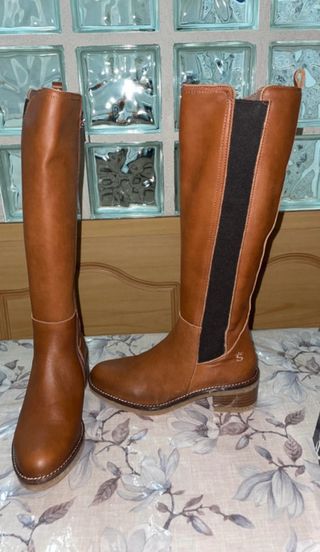 Botas altas Solera marrones