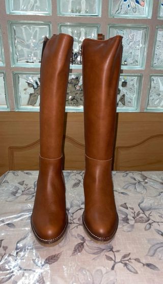 Botas altas Solera marrones