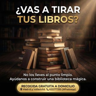 Recogida LIBROS Donacion | Proyecto Librería Local