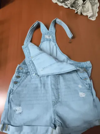 Peto tejano corto desgastado