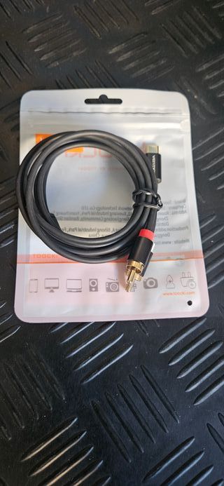 Cable USB C a 2 RCA para móvil etc..