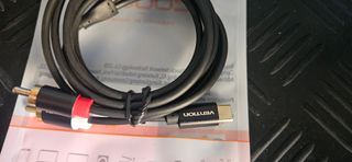 Cable USB C a 2 RCA para móvil etc..