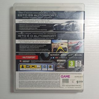 Grid Autosport PS3 - Edición Limitada Negra