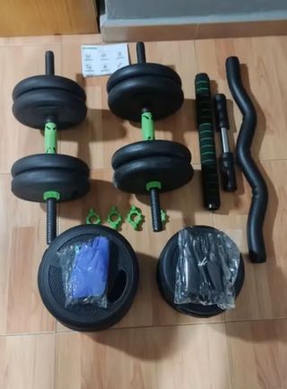 ◆NUEVO PRECINTADO◆ Juego de pesas 30Kg a estrenar