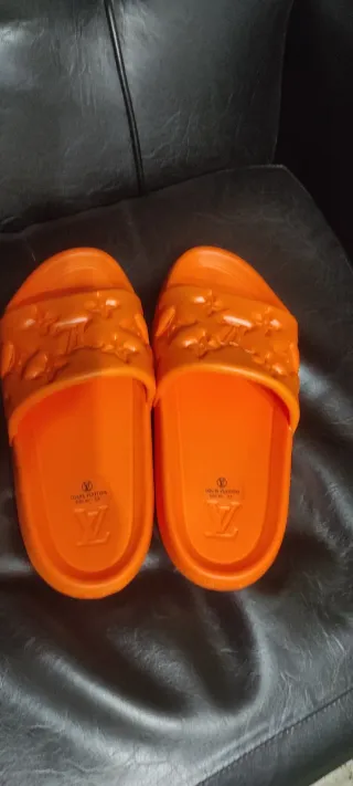 Chanclas Louis Vuitton Naranja