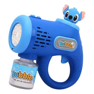 Pistola de burbujas de pilas automatica