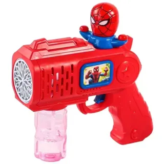 Pistola de burbujas de pilas automatica