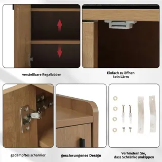 Banco zapatero con asiento y almacenaje