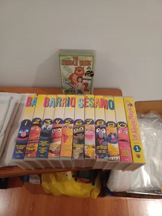 Colección Barrio Sésamo VHS (10 cintas)
