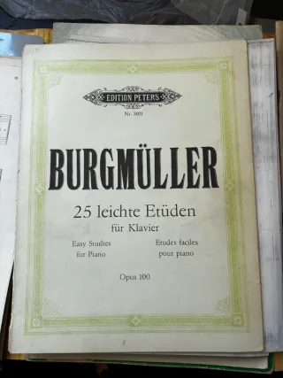 Lote Partituras Piano Vintage