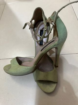 Zapatos de tacón MARCELLI oro/verde