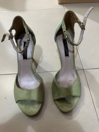 Zapatos de tacón MARCELLI oro/verde