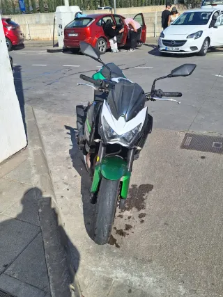Kawasaki Z800 Verde/Blanca