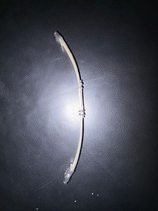 Pulsera plata con serpiente y diamantes falsos