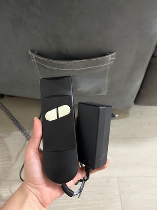 Sillón Reclinable Gris con Funda