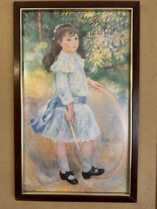 Cuadro niña con aro