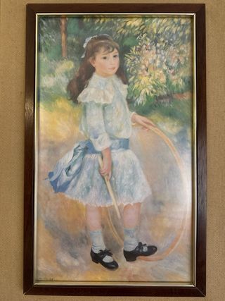 Cuadro niña con aro