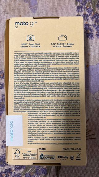 Motorola g35 128GB Negro