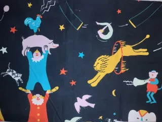 Retal infantil escena circense