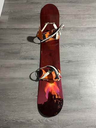 Tabla Snow 155cm + Fijaciones (NUEVO)