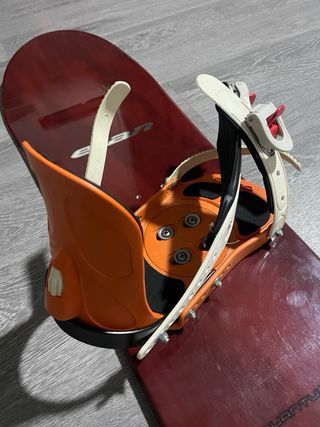 Tabla Snow 155cm + Fijaciones (NUEVO)