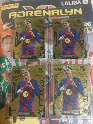 Cromo Adrenalyn XL 25/26 Yamal Balón de Oro