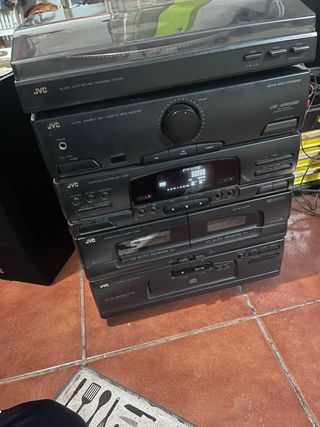Equipo de música vintage retro JVC