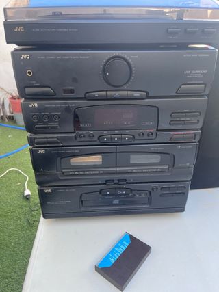 Equipo de música vintage retro JVC