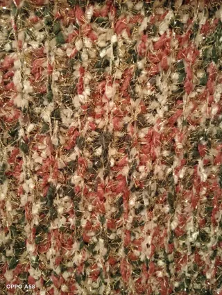 Chaqueta tres cuartos lana multicolor