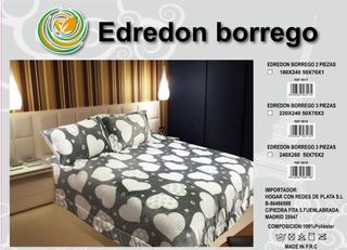Edredón Borrego y Terciopelo
