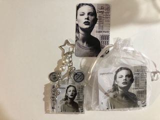 Portachiavi Taylor Swift Reputation mini CD nfc