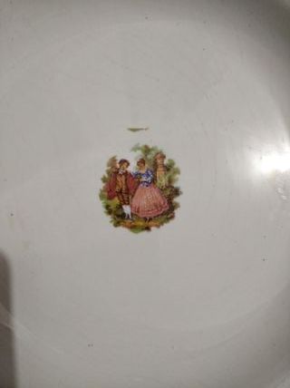 Lote 3 Platos La Cartuja Escena Galante