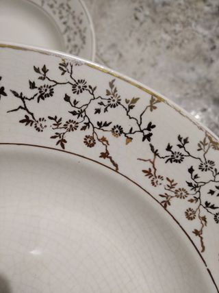 Lote 3 Platos La Cartuja Escena Galante