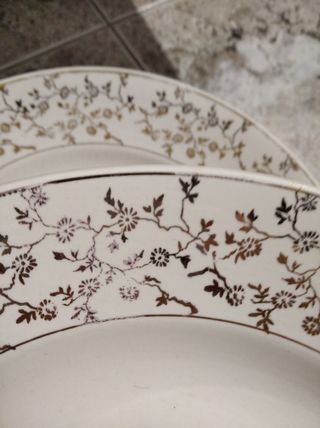 Lote 3 Platos La Cartuja Escena Galante