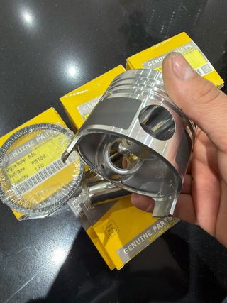 3 Pistões S3L com segmentos novos