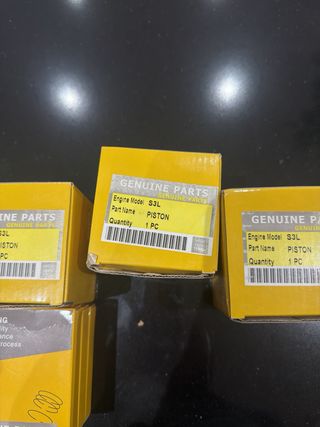 3 Pistões S3L com segmentos novos