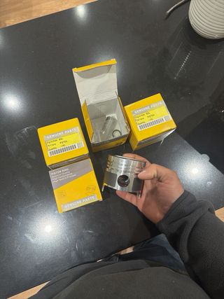 3 Pistões S3L com segmentos novos