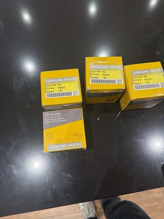 3 Pistões S3L com segmentos novos