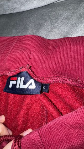 Pantalones deportivos Fila rojos