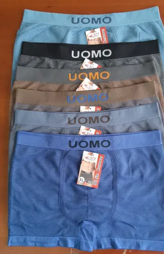 6 Boxers UOMO Tamanho XL