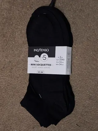 5 Pares Calcetines Tobilleros INEXTENSO 43-46